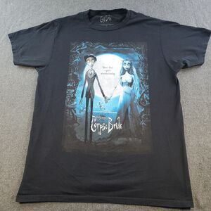 Tim Burton's Corpse Bride Graphic TShirt Official Men's Size Medium Black